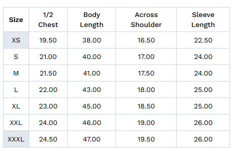 Size Guide